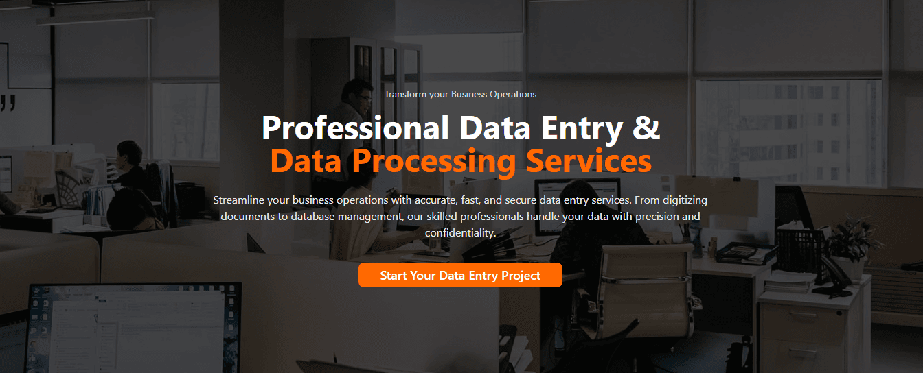 Professional Data Entry & Data Processing Services